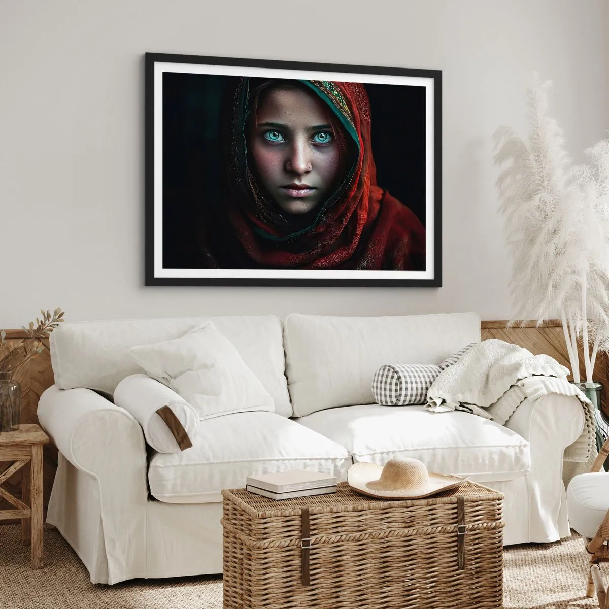 Poster in black frame - Eastern Princess - 50x40 cm