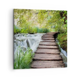 Canvas picture - Not Such Quiet Water - 50x50 cm