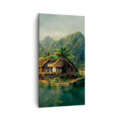 Canvas picture - Tropical Paradise - 55x100 cm