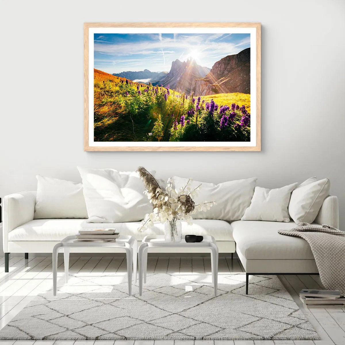 Poster in light oak frame - Secret Life of Herbs - 91x61 cm