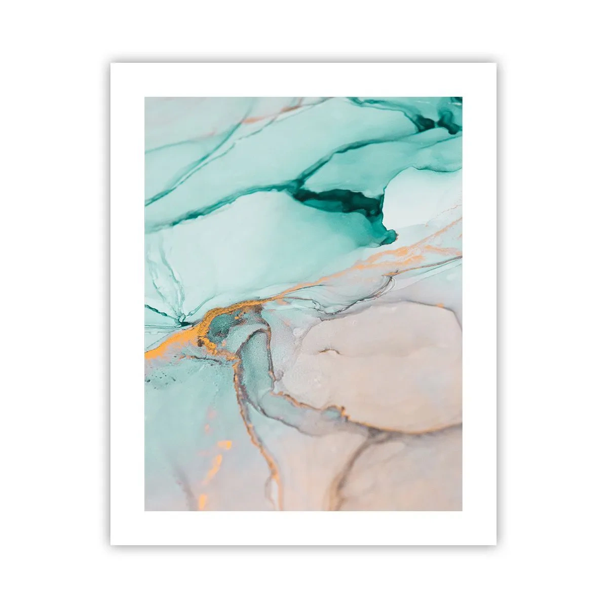 Poster - Dance of Shapes and Colours - 40x50 cm