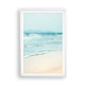 Poster in white frmae - Warmth and Breeze - 61x91 cm