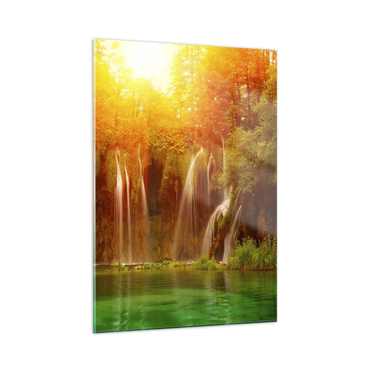 Glass picture - In the Sun and in the Shade - 50x70 cm