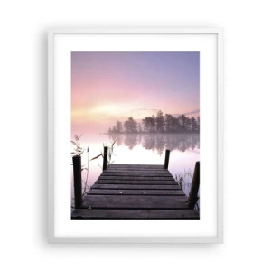Poster in white frmae - Out from a Lilac Fog… - 40x50 cm