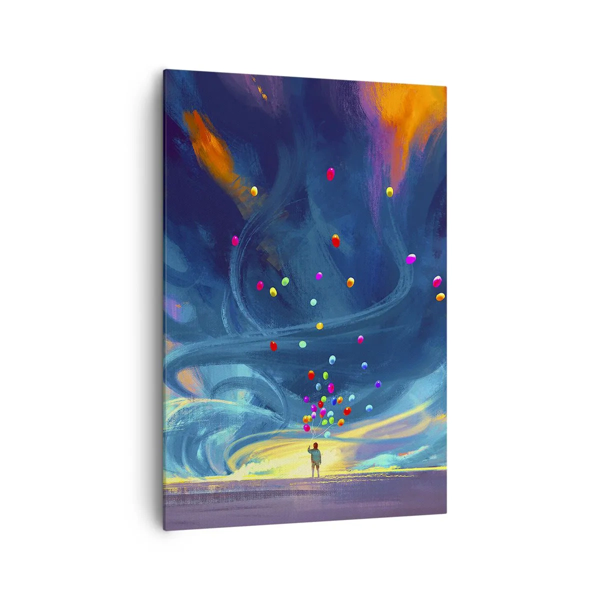 Canvas picture - On Blue Wind - 70x100 cm