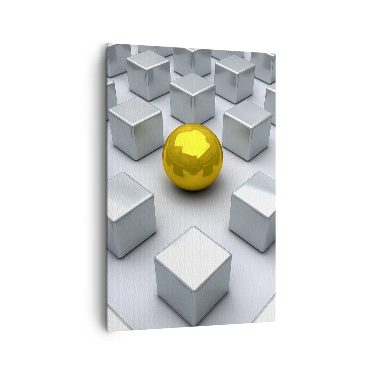 Canvas picture - Why Me? Geometric Composition. - 80x120 cm