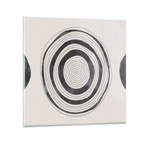 Glass picture - Important What's in Between - 50x50 cm