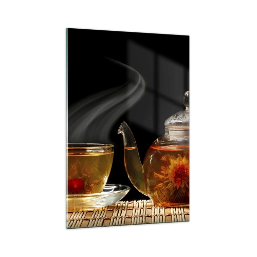 Glass picture - Magic and Art of Tea Making - 70x100 cm