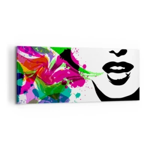 Canvas picture - Tale in Colours of a Rainbow - 100x40 cm