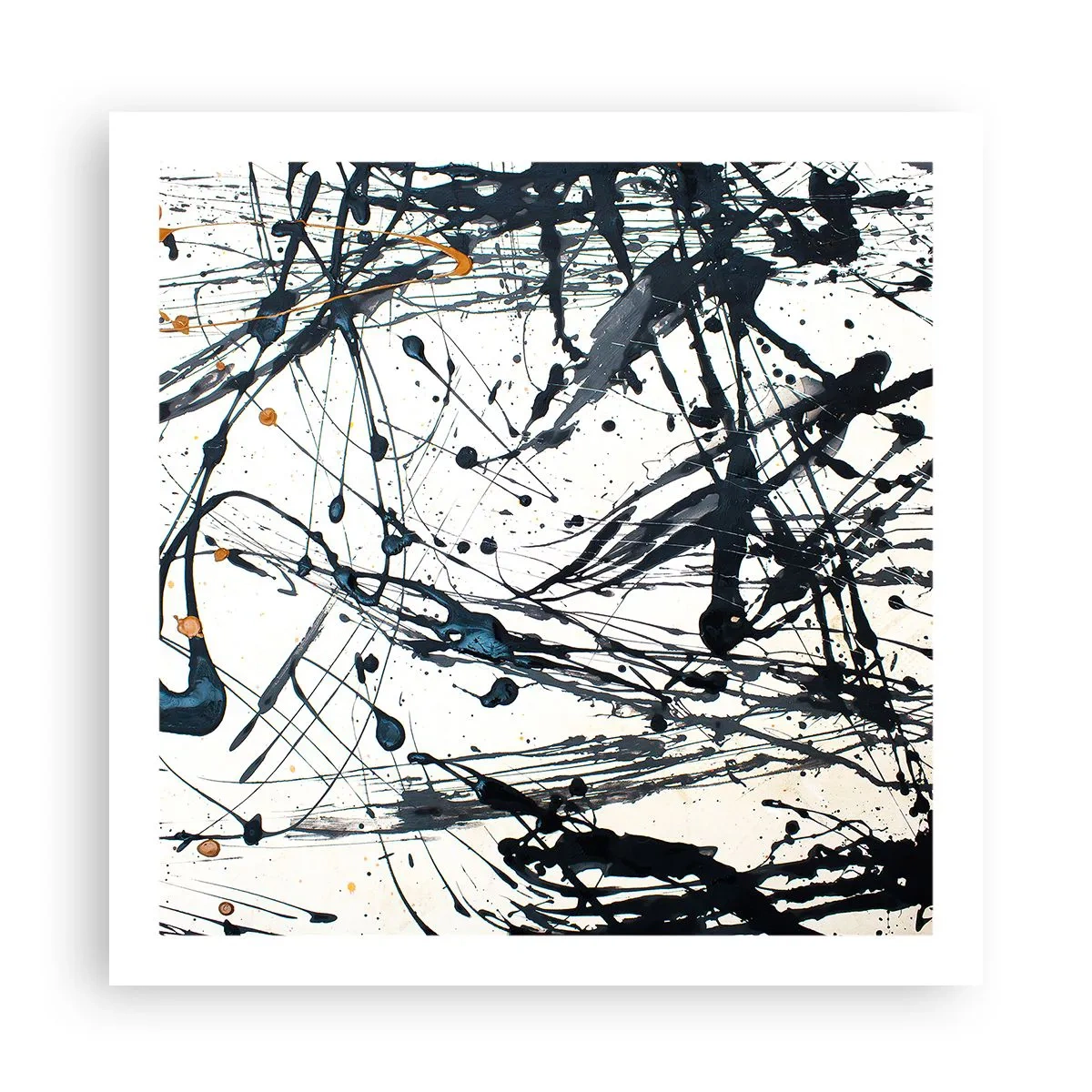 Poster - Expressionist Abstract - 60x60 cm
