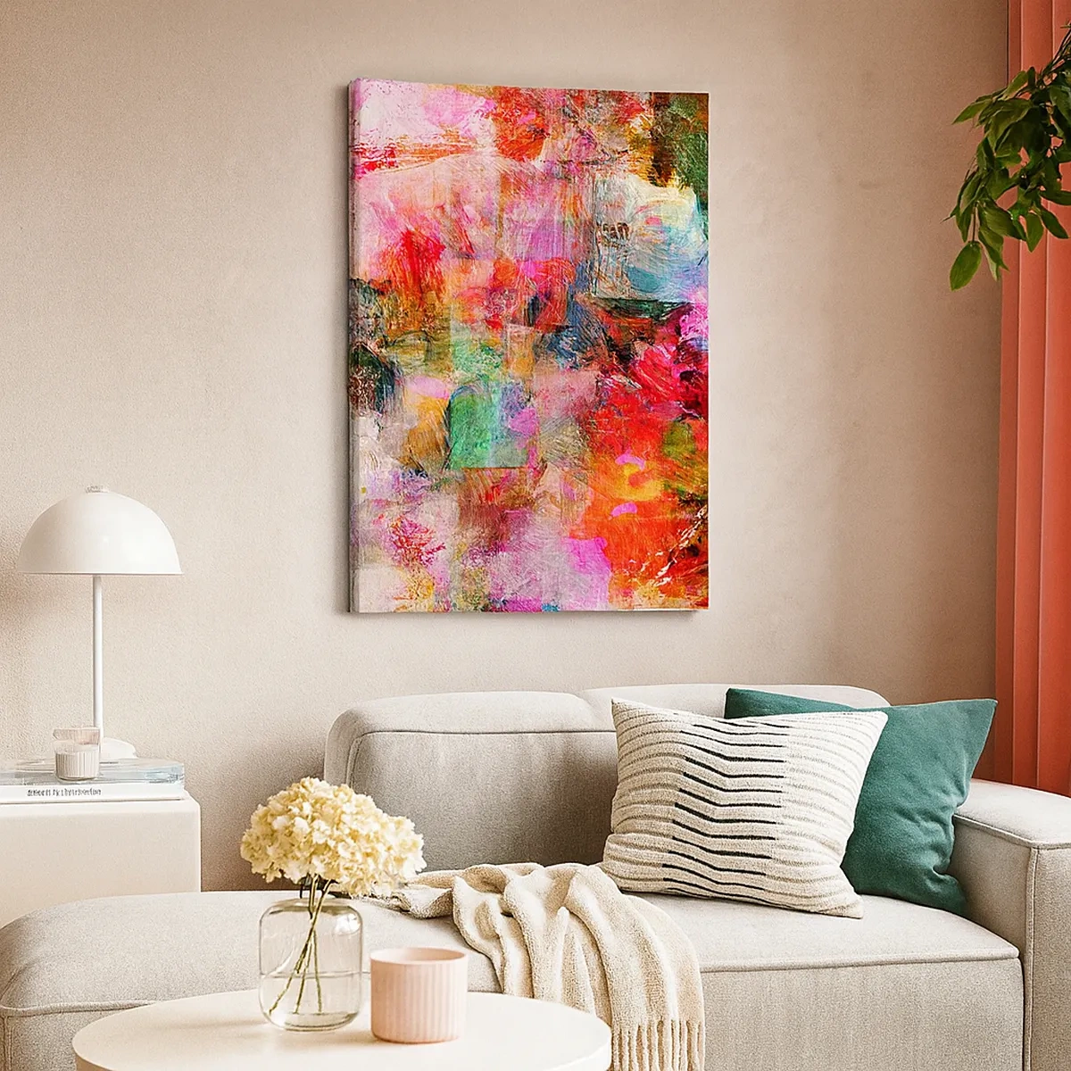 Canvas picture - Journey through Pink - 50x70 cm