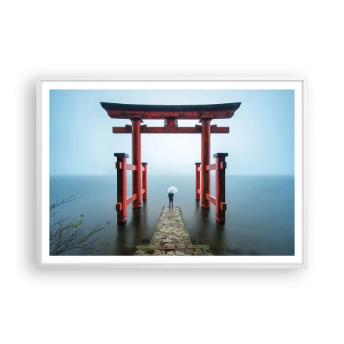 Poster in white frmae - Japanese Musings - 100x70 cm