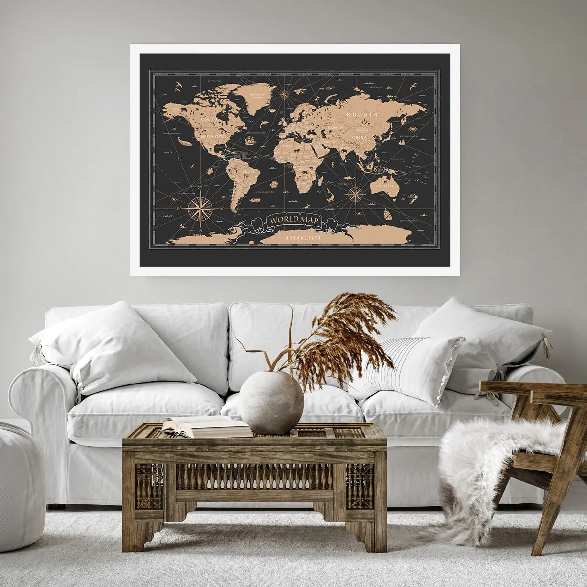 Poster - Borders of My World - 91x61 cm