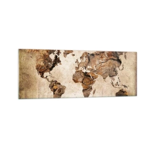 Glass picture - Discovery of the World - 140x50 cm