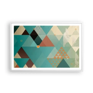 Poster in white frmae - Unity in Multitude, Multitude of Unity - 91x61 cm