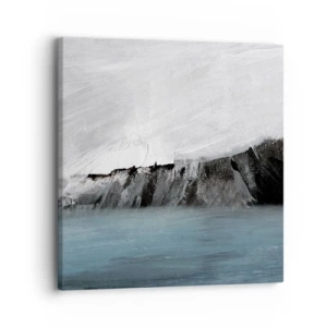 Canvas picture - Water-Earth: Clash of Elements - 30x30 cm