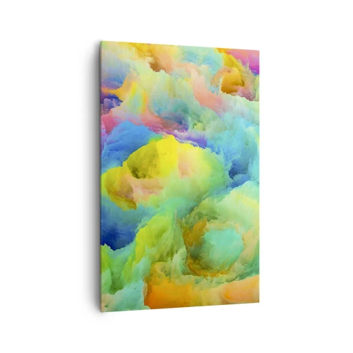 Canvas picture - Rainbow Fluff - 80x120 cm
