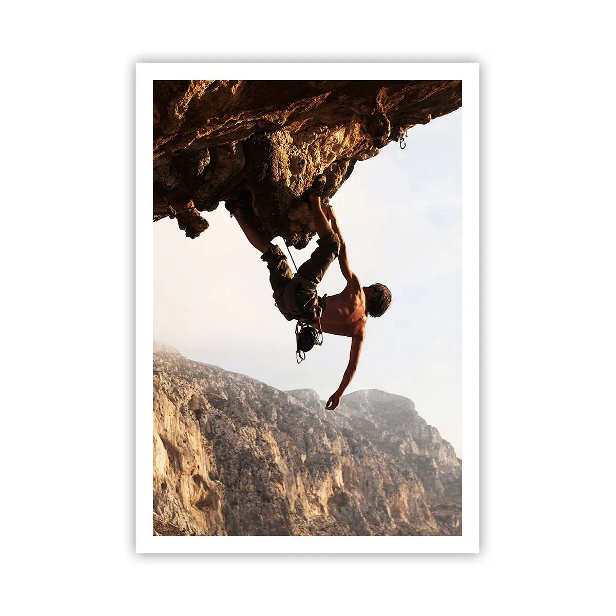 Poster - The Whole World on a Sharp Cliff - 70x100 cm