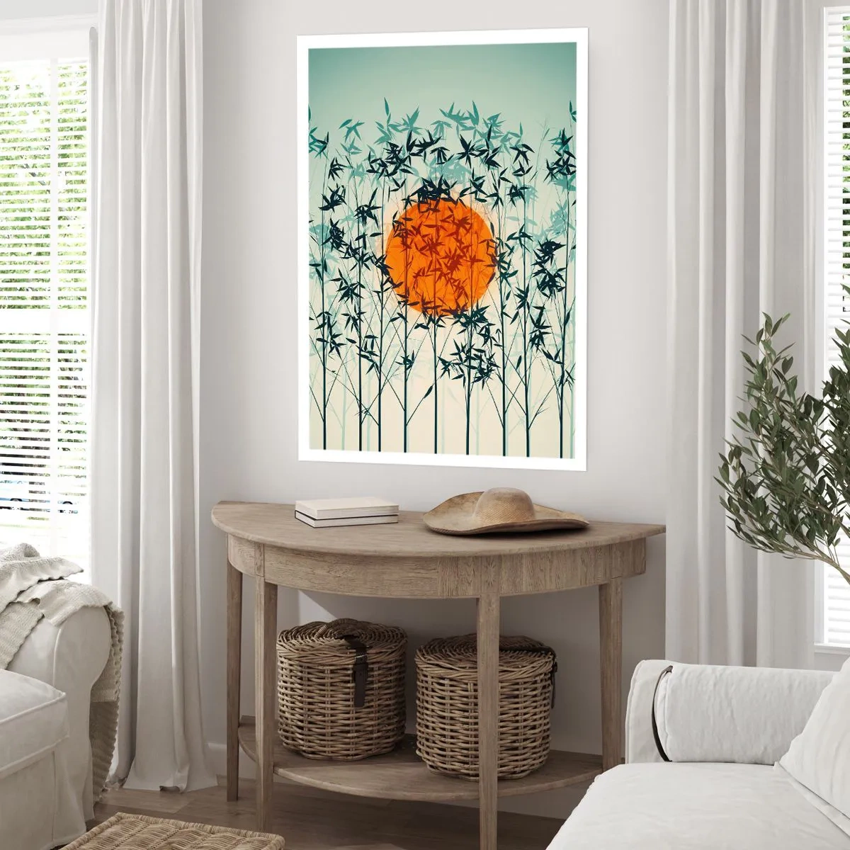 Poster - Japanese Sun - 30x40 cm