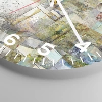 Clock face with numbers