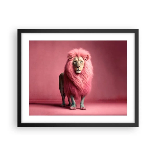 Poster in black frame - And You're Not Scared Anymore - 50x40 cm