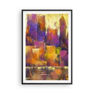 Poster in black frame - Metropolitan Composition - 61x91 cm