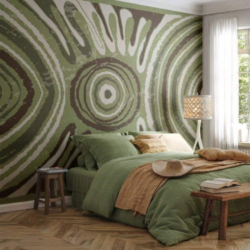 Photo Wallpaper Premium Canvas - Explosion of Emotions - Aged, Boho, Piece - 200x140 cm