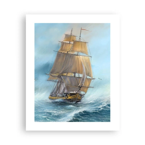 Poster - Gliding on the Waves - 40x50 cm