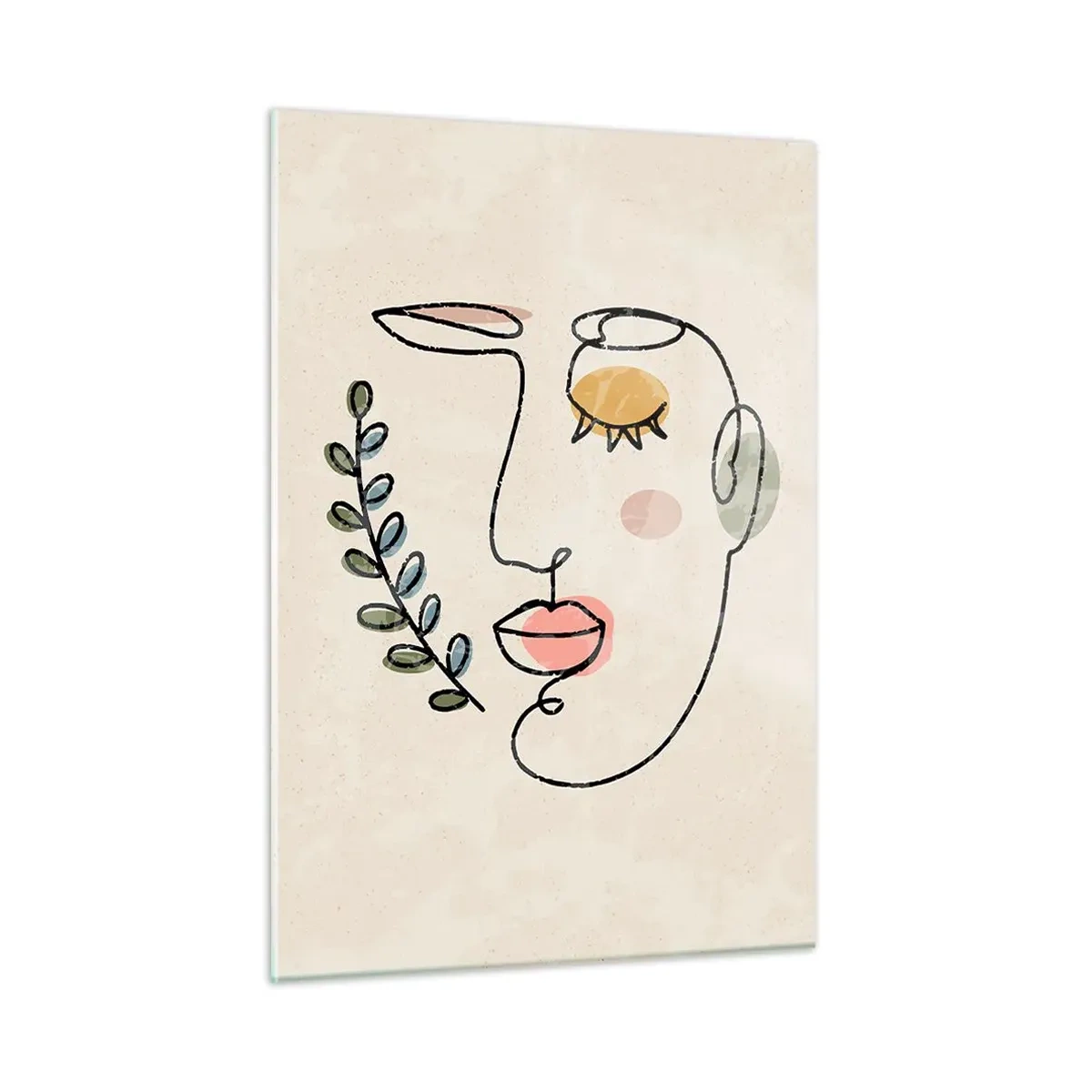 Glass picture - Discovered Peace - 50x70 cm