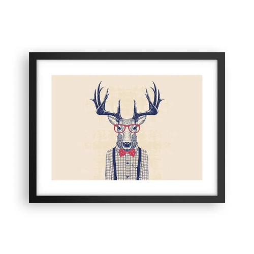 Poster in black frame - Fun Extravagance - 40x30 cm