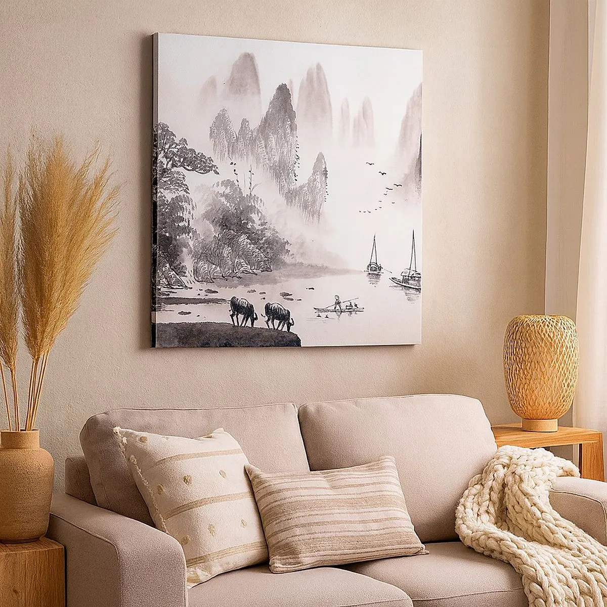 Canvas picture - Everyday Life in the East - 30x30 cm