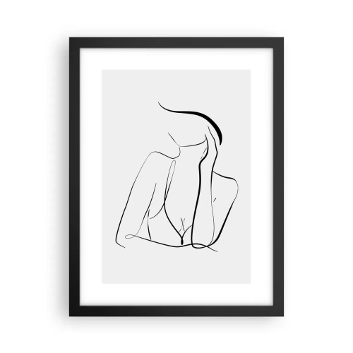 Poster in black frame - On Waves of Dreams - 30x40 cm