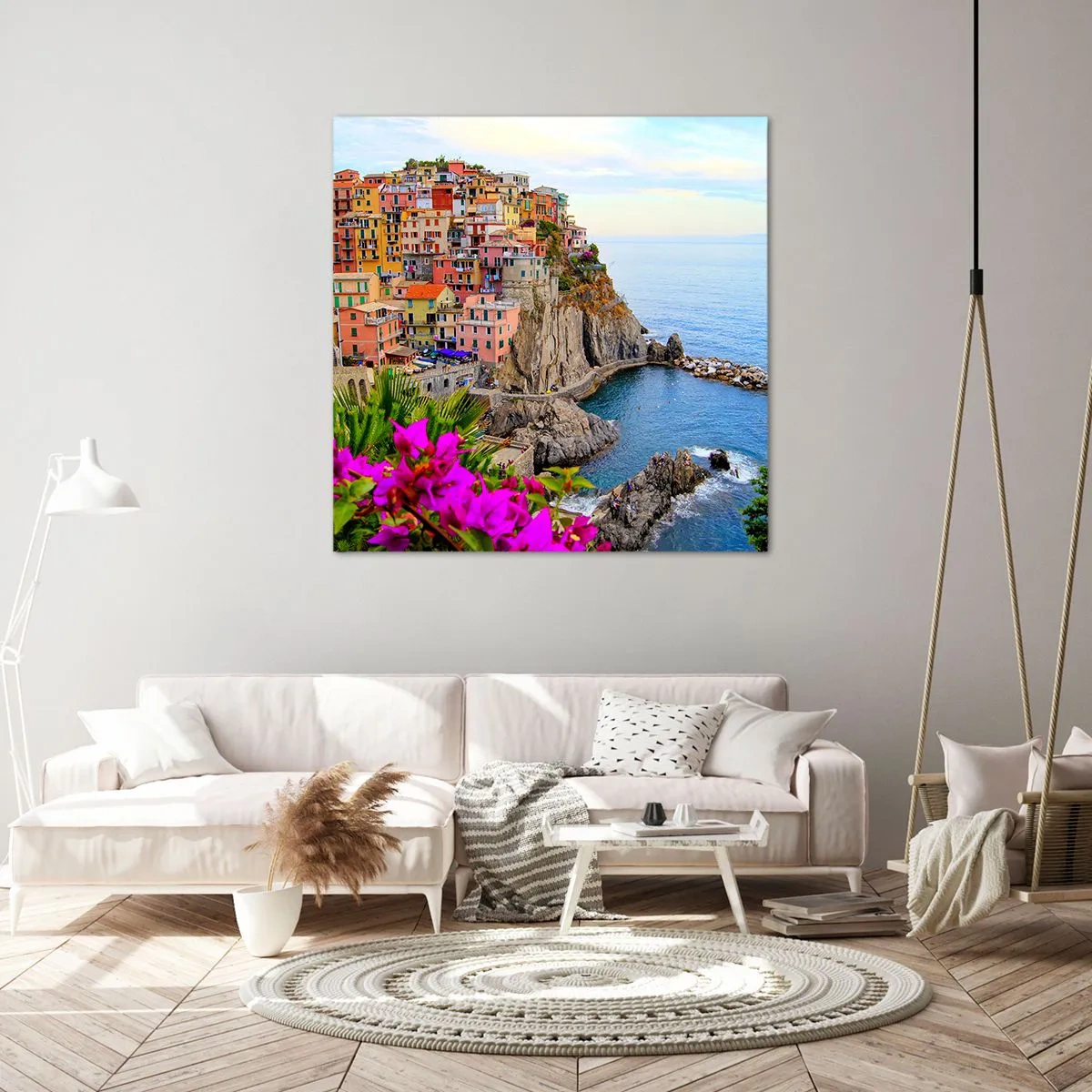 Canvas picture - Laughing City - 60x60 cm