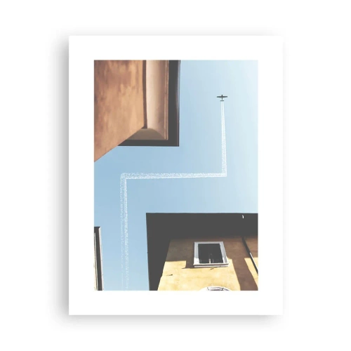 Poster - Above City Maze - 30x40 cm