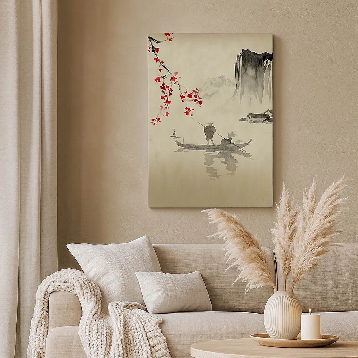 Canvas picture - In Cherry Blossom Country - 50x70 cm