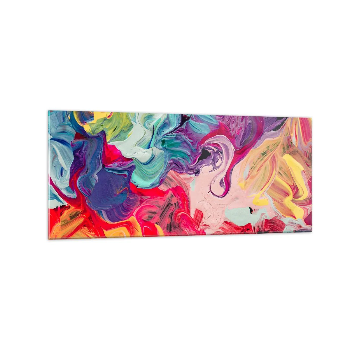 Glass picture - Birth of Colours - 120x50 cm
