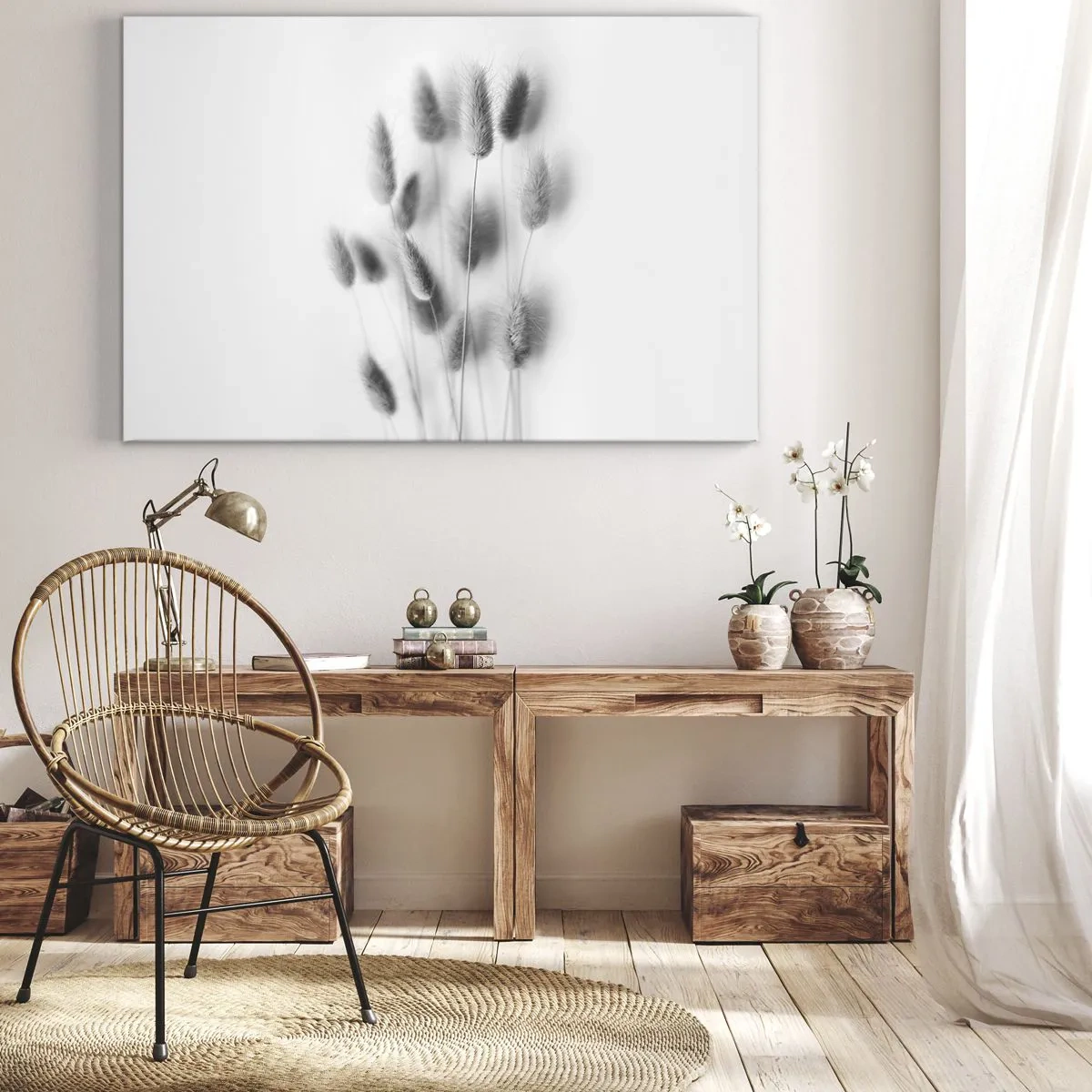 Canvas picture - Her Softness Grass - 100x70 cm