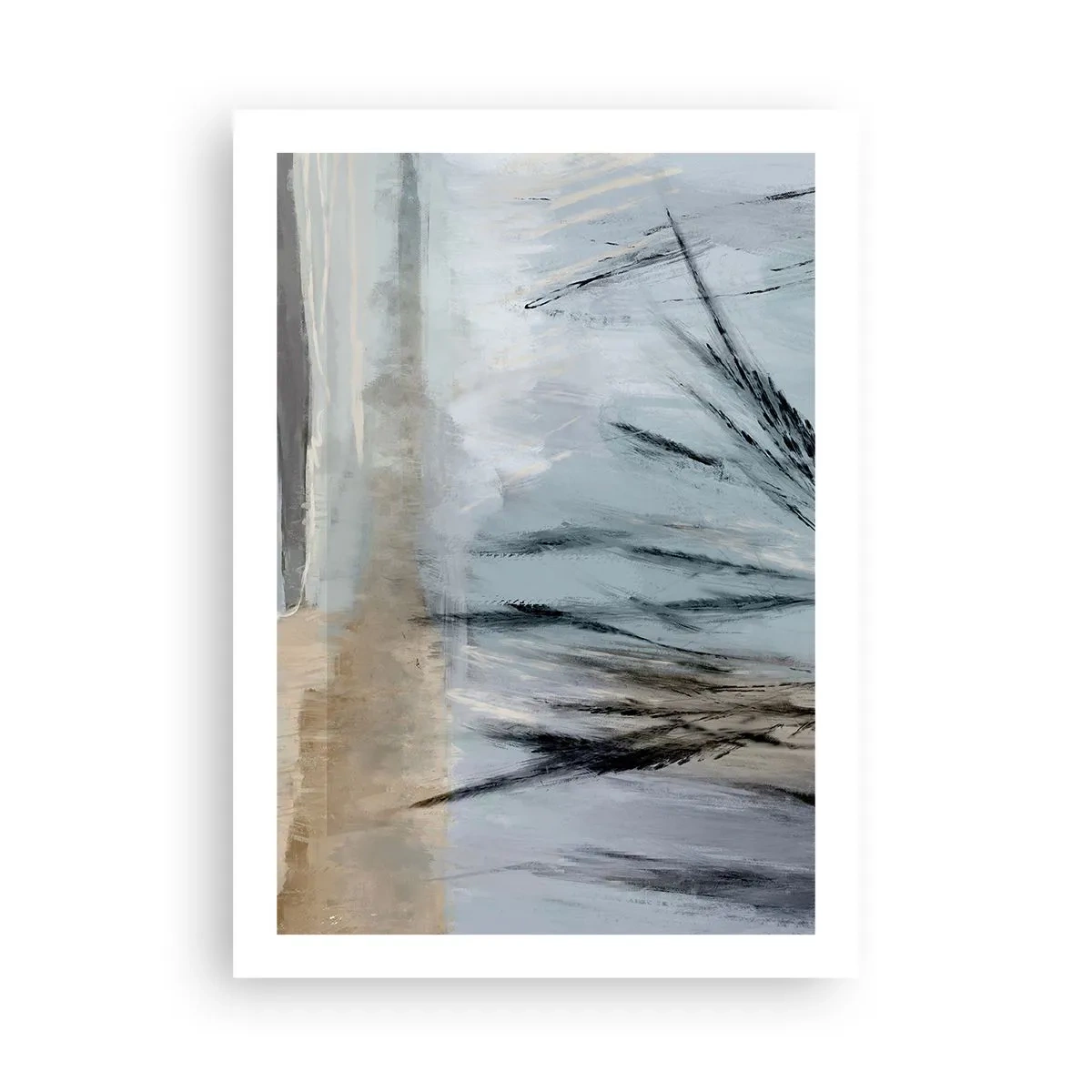 Poster - Winter Fields - 50x70 cm