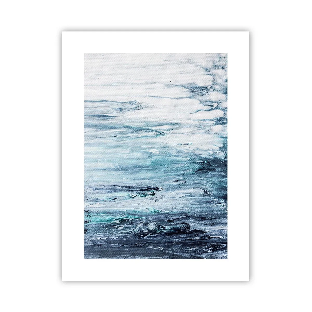 Poster - Blue Icicles - 30x40 cm