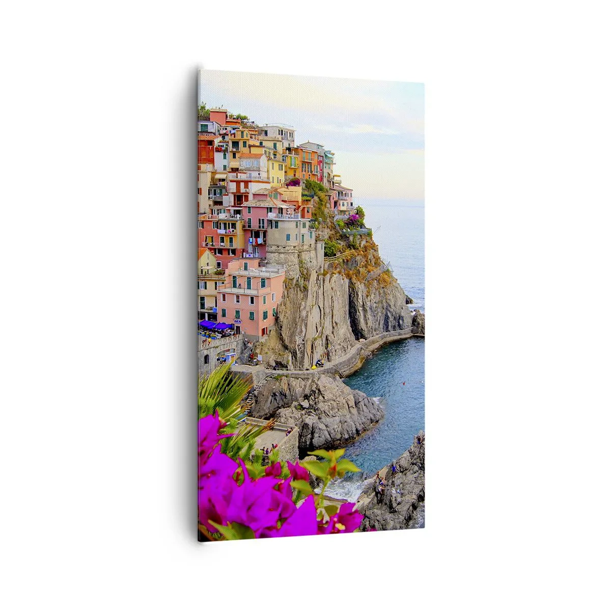 Canvas picture - Laughing City - 65x120 cm