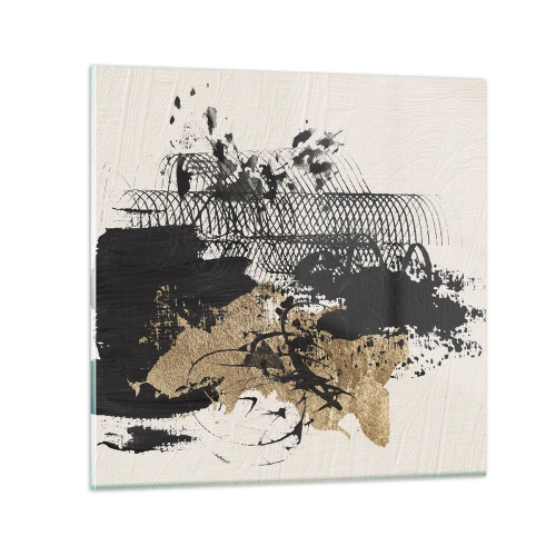 Glass picture - Composition With Passion - 30x30 cm