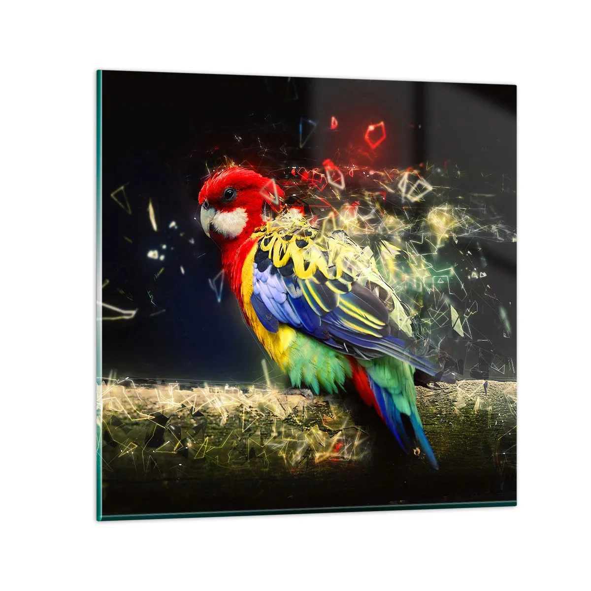 Glass picture - Messenger of Light - 40x40 cm