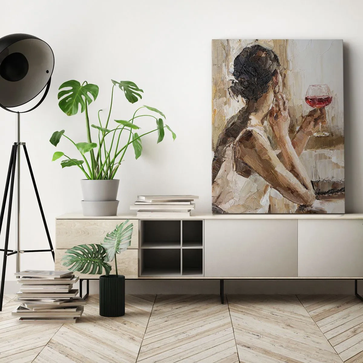 Canvas picture - Taste of a Good Moment - 65x120 cm