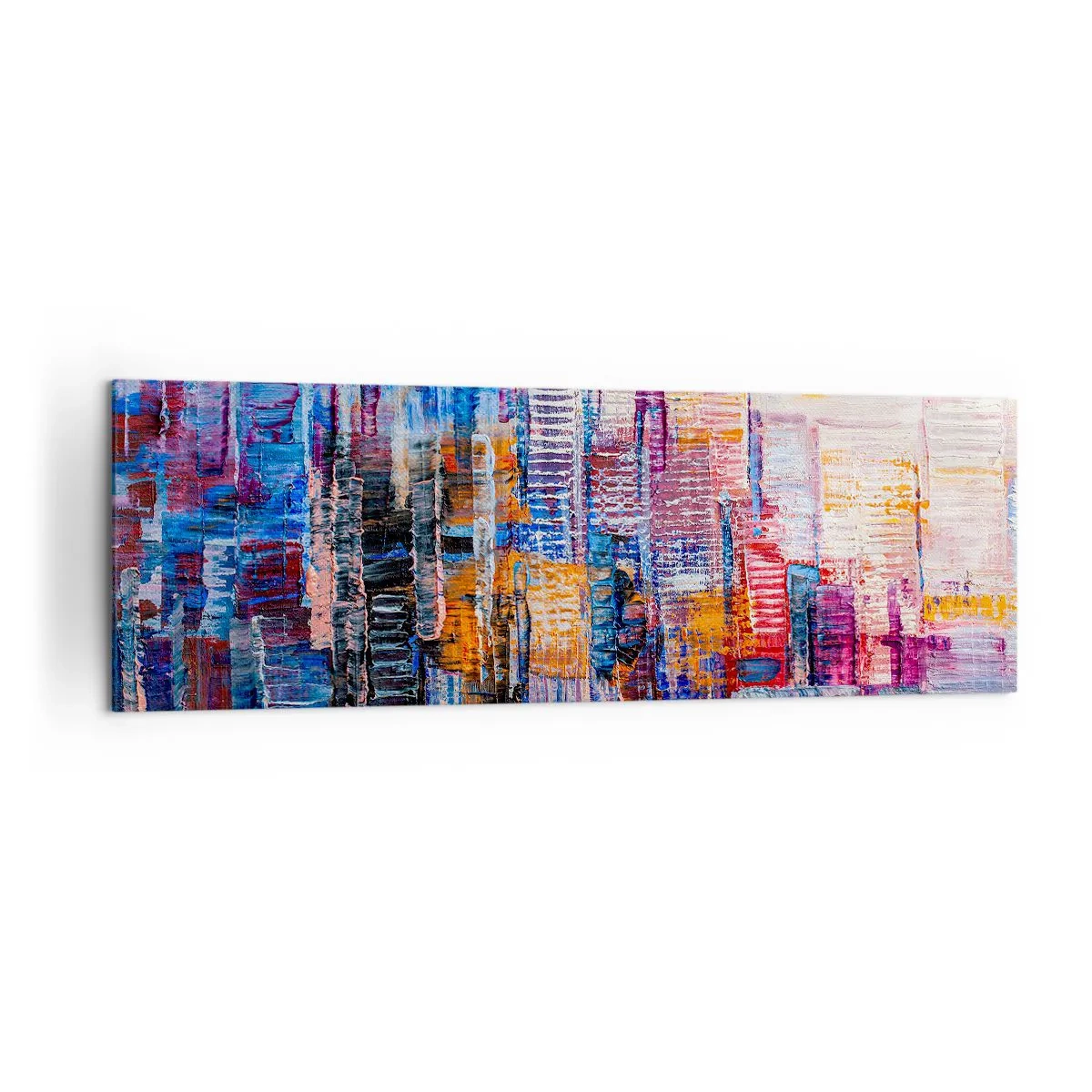 Canvas picture - Joyful Metropolis - 160x50 cm