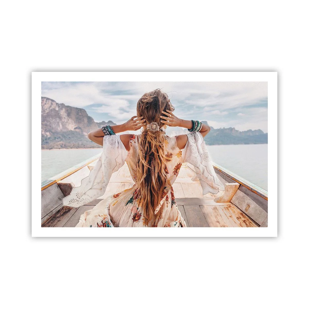 Poster - On the Way to Happiness - 91x61 cm