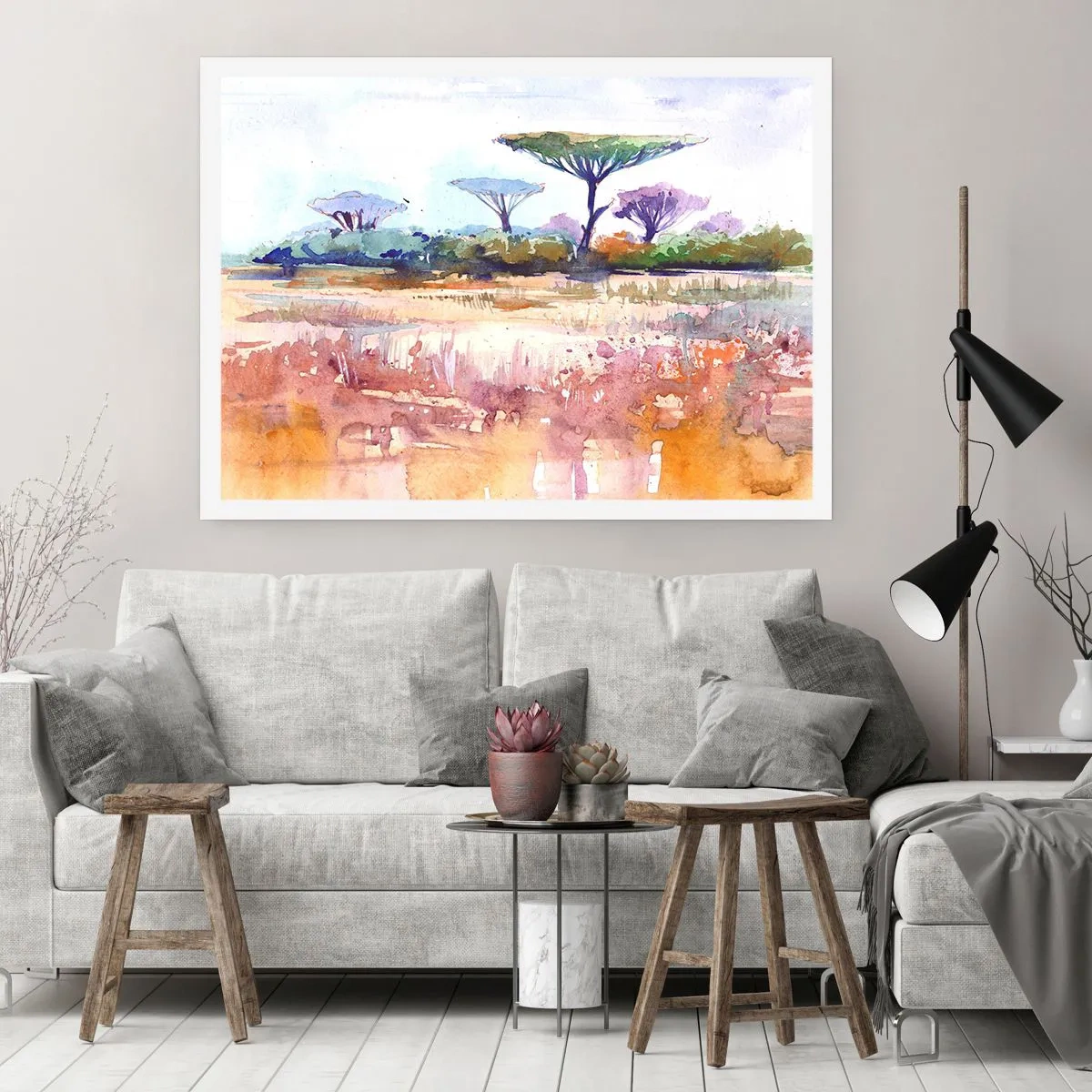 Poster - Colour of Savannah - 70x50 cm