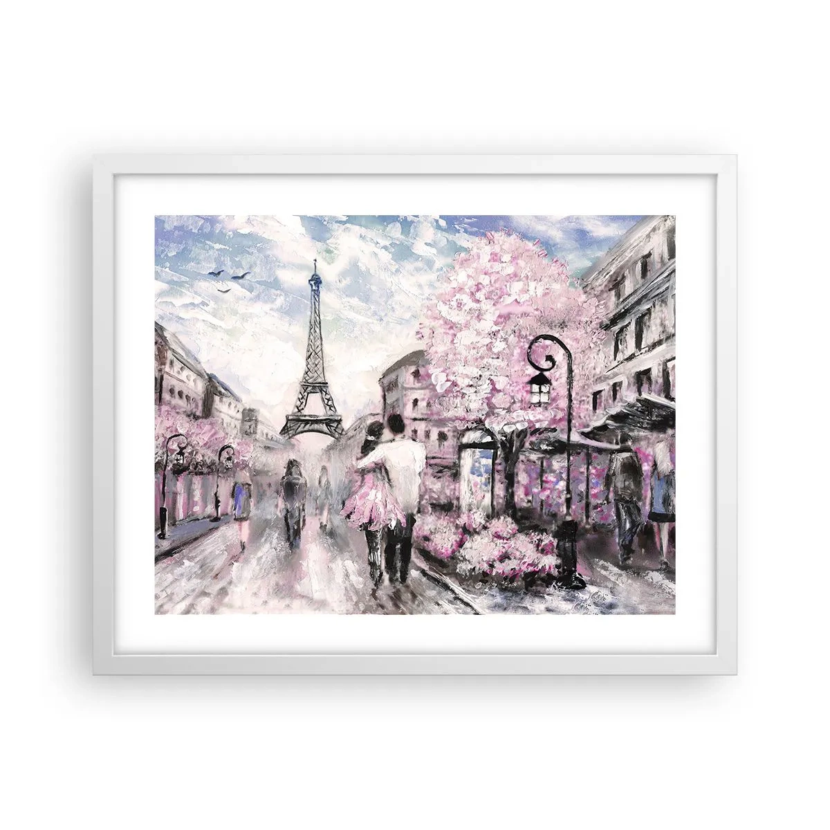 Poster in white frmae - If You Were To Fall In Love - 50x40 cm