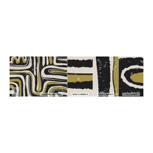 Photo Wallpaper Sample Standard Eco - Compositions: Tracks and Alleys - Aged, Abstraction, Piece - 100x30 cm