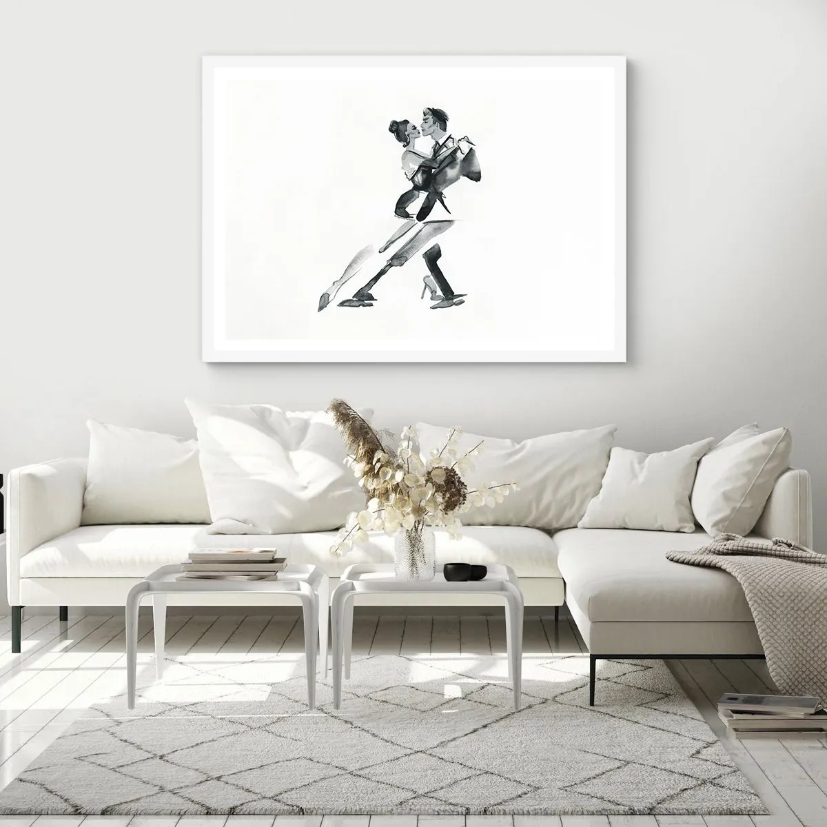Poster in white frmae - In One Rhythm - 50x40 cm