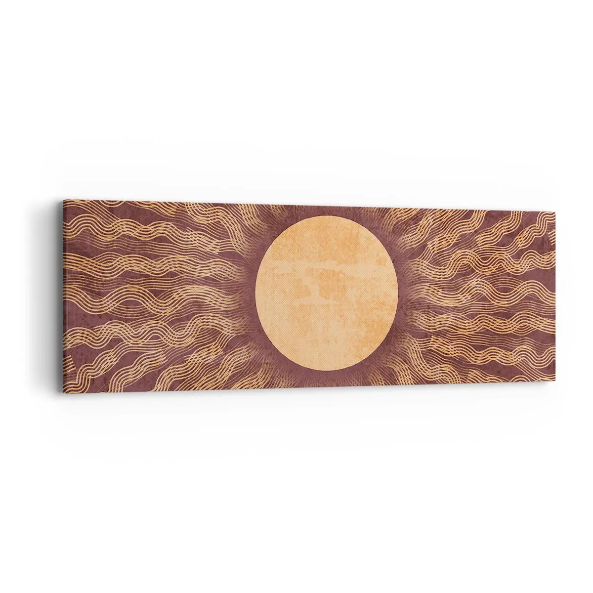 Canvas picture - Sun Icon - 90x30 cm
